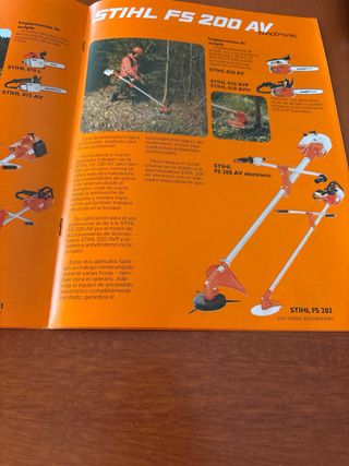 Folleto Stihl Original Antiguo