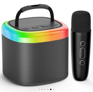 Altavoz Portátil con Micrófono Inalámbrico
