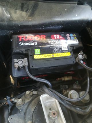 Batería Tudor 70Ah 12V Coche Nueva