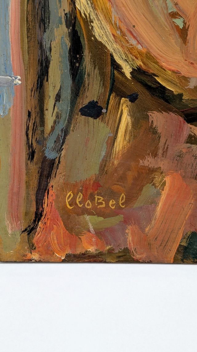 Llopis Beltrá óleo firmado 60x60 cm original