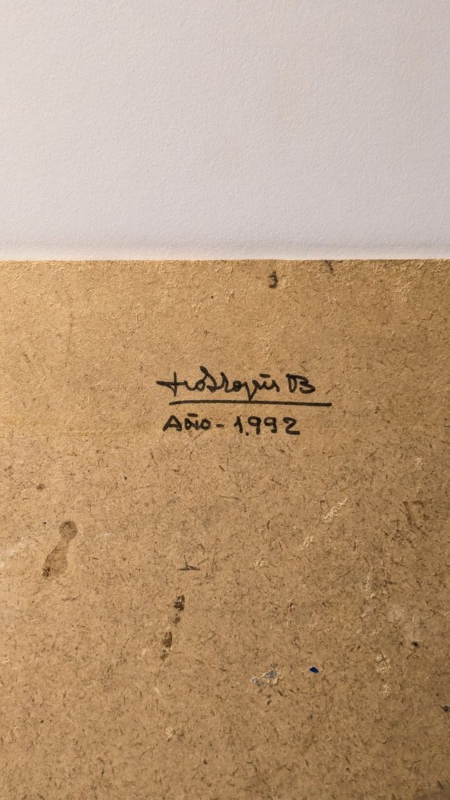 Llopis Beltrá óleo firmado 60x60 cm original