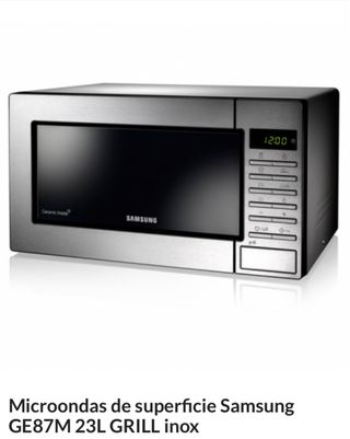 Piezas Microondas Samsung GE87M 23L GRILL inox