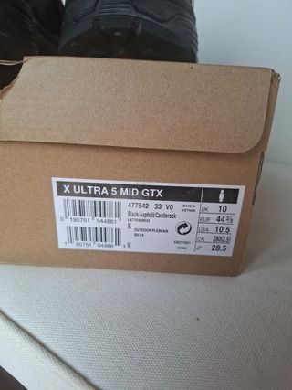 Botas Salomon X Ultra 5 GTX Negras