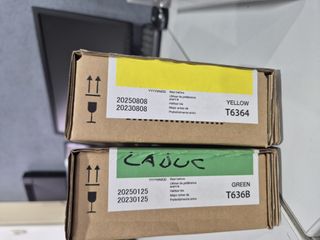 Tinta Epson Yellow T6364 y Green T636B
