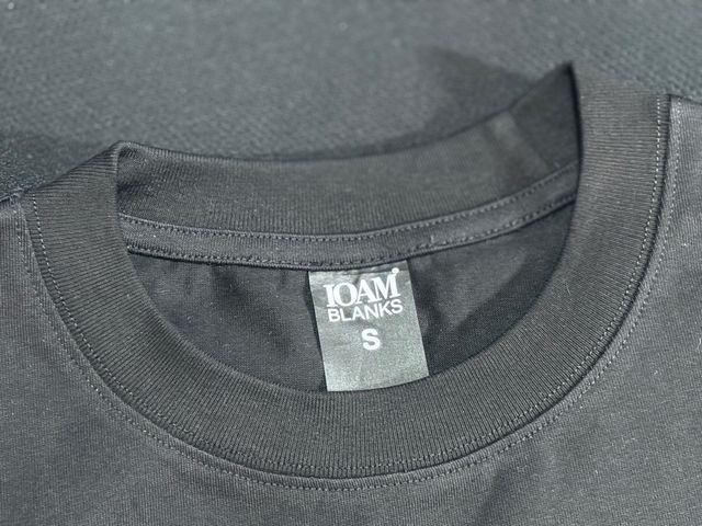 Camisetas BLANKS Oversize Negra Algodón Premium