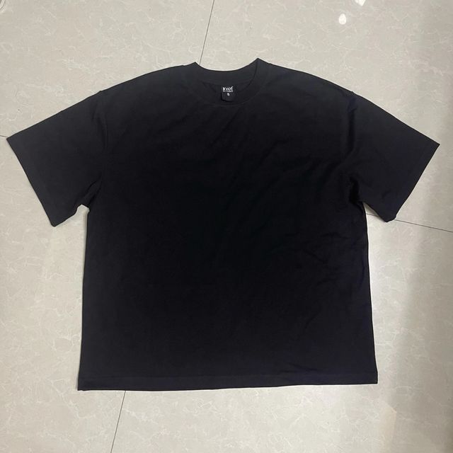 Camisetas BLANKS Oversize Negra Algodón Premium