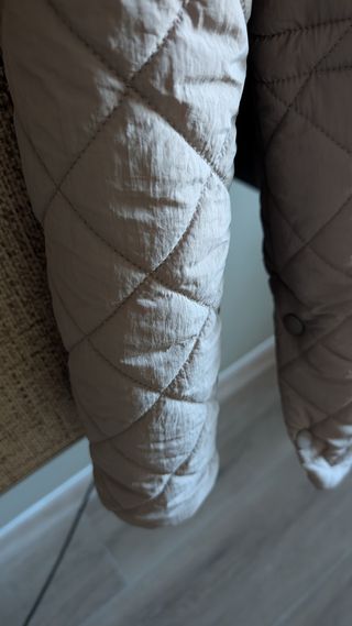 Plumífero ultraligero beige/topo Talla S/M