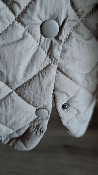 Plumífero ultraligero beige/topo Talla S/M
