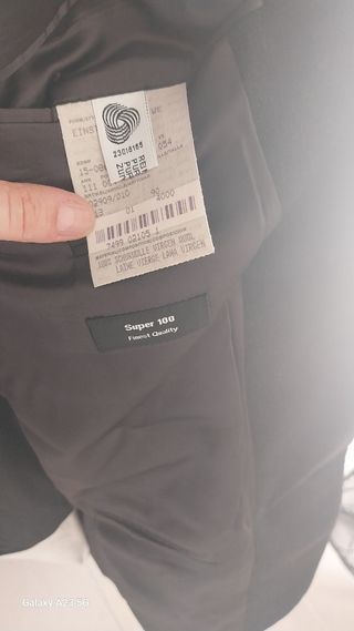 Traje Boss Gris Completo Chaleco y Pantalón 