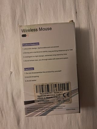 Ratón Inalámbrico Bluetooth Negro