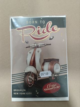 Biglietto auguri Pop Up Moto Classica