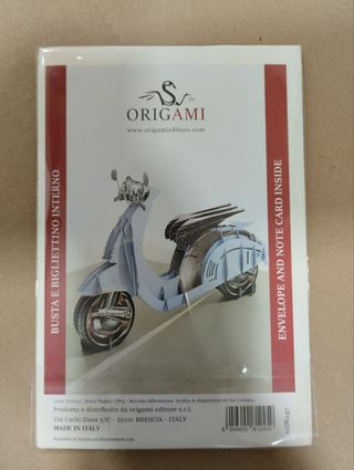 Biglietto auguri Pop Up Moto Classica