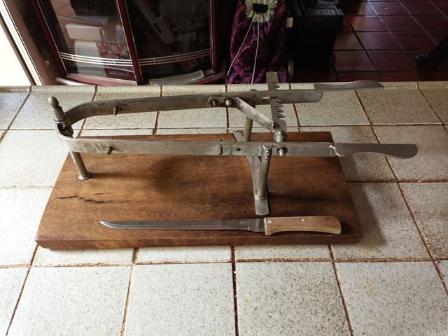Jamonero profesional vintage + cuchillo jamonero