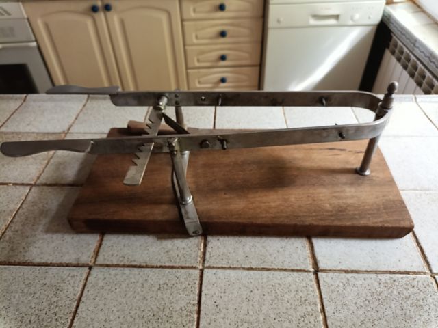 Jamonero profesional vintage + cuchillo jamonero