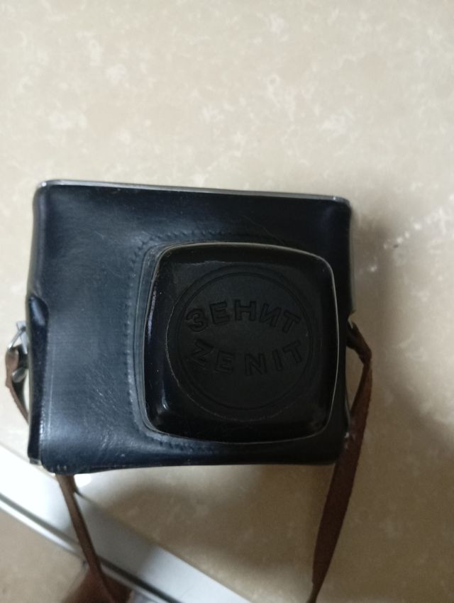 Cámara Zenit EM Olimpiadas Vintage Negra