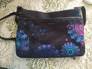 Bolso Desigual Negro Multicolor