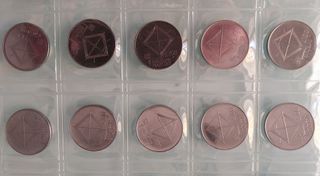 10 monete da 100 Lire Marconi per creazioni