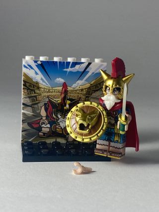 Luffy Lucy - Figurine Type Lego One Piece 