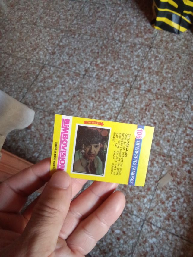 Lote 4 cromos Bimbo visión