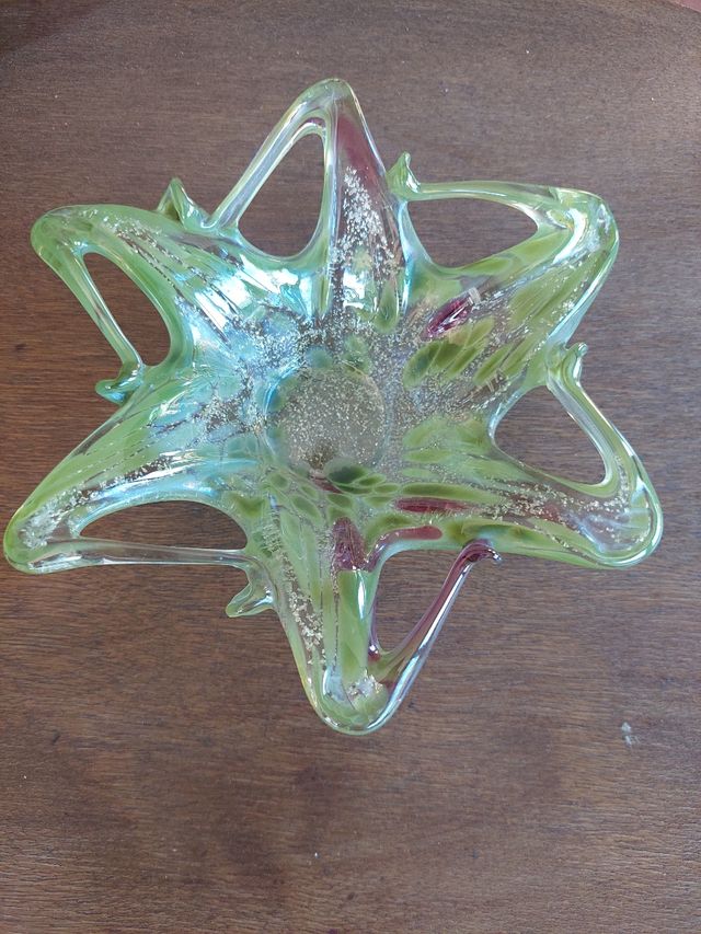 Portaoggetti centrotavola vetro Murano vintage