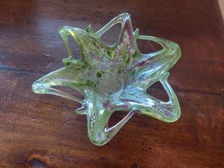 Portaoggetti centrotavola vetro Murano vintage