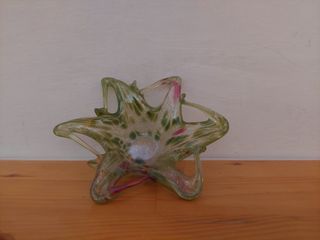 Portaoggetti centrotavola vetro Murano vintage