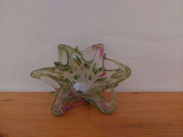 Portaoggetti centrotavola vetro Murano vintage