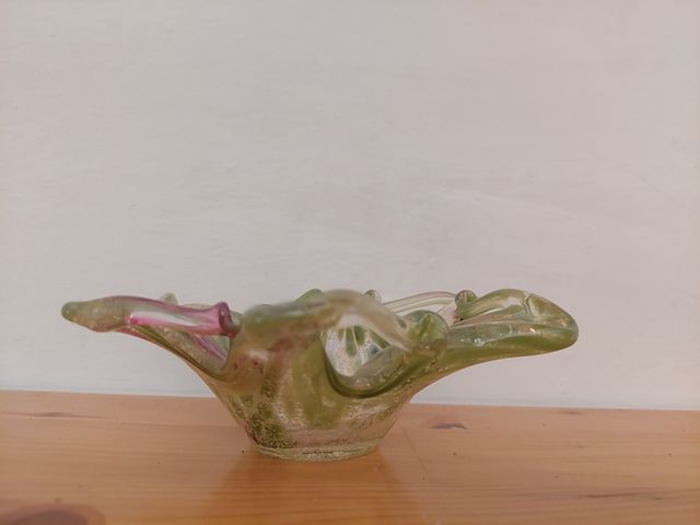 Portaoggetti centrotavola vetro Murano vintage