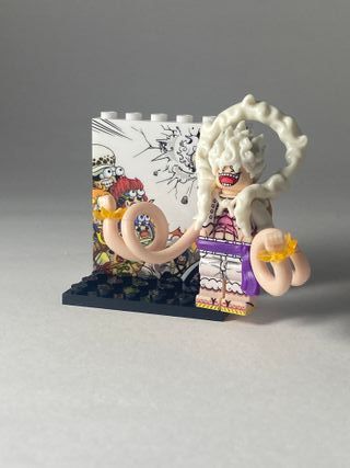 Luffy Nika Gear 5 - Figurine Type Lego One Piece 2