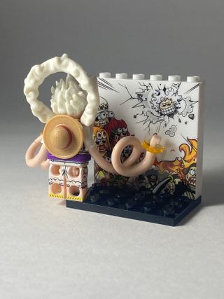 Luffy Nika Gear 5 - Figurine Type Lego One Piece 2