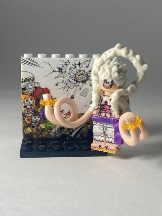 Luffy Nika Gear 5 - Figurine Type Lego One Piece 2