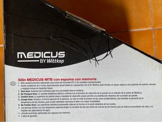 Sillín Wittkop Medicus Air MTB Espuma M
