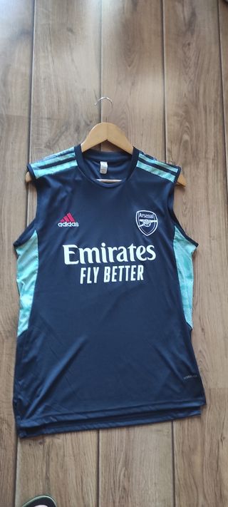 Camiseta sin mangas Arsenal Adidas azul