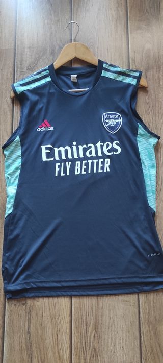 Camiseta sin mangas Arsenal Adidas azul