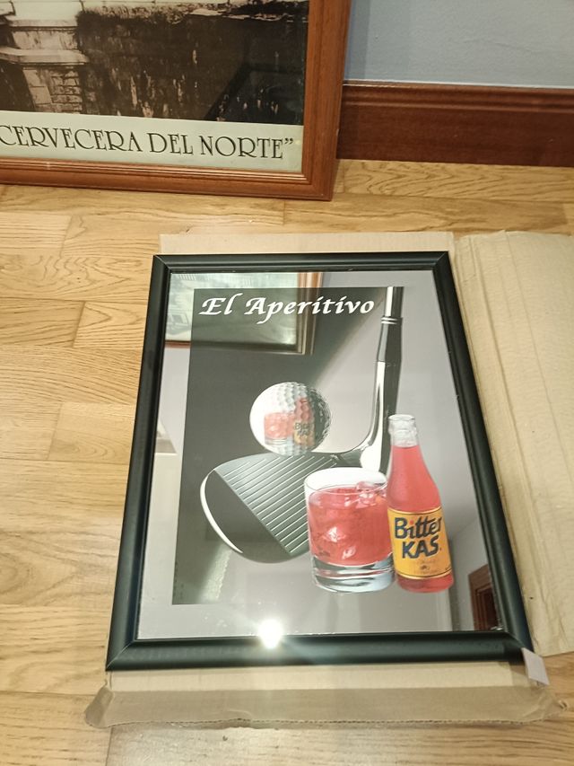 Espejo Publicitario Bitter Kas El Aperitivo