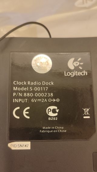 RADIODESPERTADOR Y MICROCADENA LOGITECH S-00117