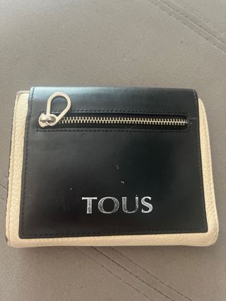 Monedero/Cartera Tous Beige y Negro