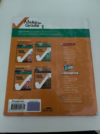 Libro inglés burlington 1 bach.PRECIO NEGOCIABLE