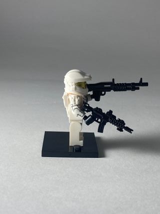 Halo White warrior - Figurine Type Lego Halo