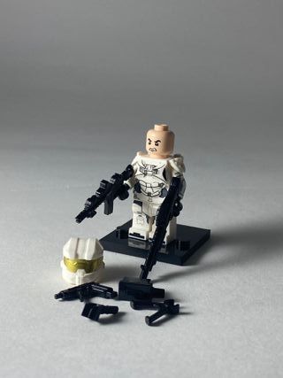 Halo White warrior - Figurine Type Lego Halo
