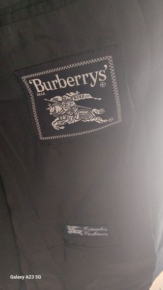 Traje Lana Burberrys Talla M Negro