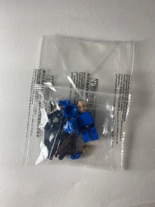 Halo blue warrior - Figurine Type Lego Halo