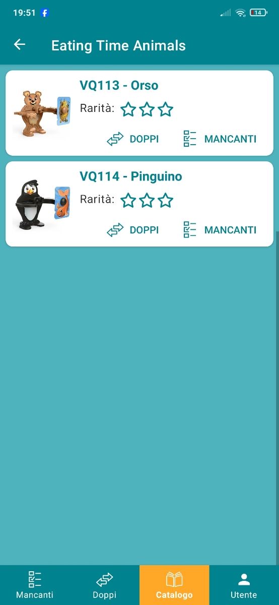 Kinder Sorpresa Set Lotto Animali/Animals