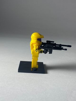 Halo Yellow warrior - Figurine Type Lego Halo