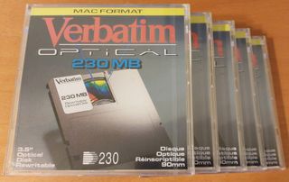 Discos Ópticos Verbatim 3.5 Mac 230MB