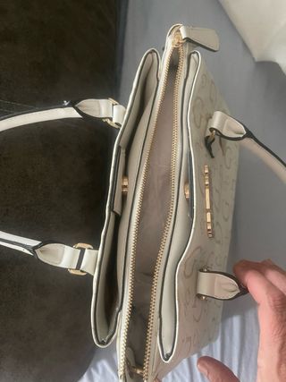 Bolso Guess Beige y Blanco del corte inglés origin