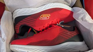 Deportivas Skechers Talla 40.5 Rojas y Negras