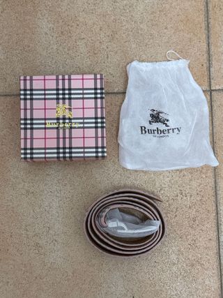 Cinturón Burberry Rosa Nuevo