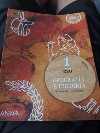 libro de geografia e hostoria 1 eso 