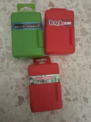 Pack Juegos Monopoly Deal, Trivial, Boggle Slam